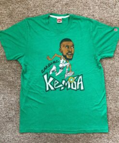 90s Celtics 'Cardiac Kemba Walker' Single Stitch Tshirt Sweatshirt Hoodie Crewneck Sweatshirt Pullover Reprinted Full Color Full Size Gifts for NBA Fans