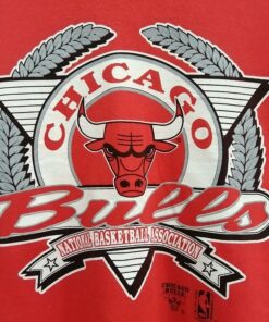 90's Chicago Bulls Tshirt Pullover Hoodie Crewneck Sweatshirt Reprinted Full Color Full Size Gifts for NBA Fans