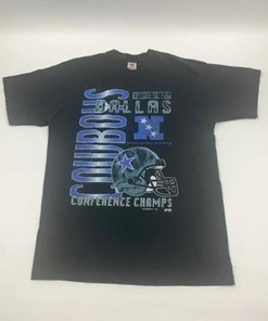 90s Dallas Cowboys Nfc Conference Champs Tshirt Pullover Hoodie Crewneck Sweatshirt Reprinted Full Color Full Size Gifts For NFL Fans