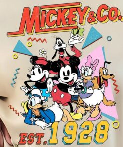 90s Disney Shirt, Mickey and Co Est 1928 Shirt, Vintage Disney Shirt, Retro Disney Shirt, Disneyworld Family, Disneyland Shirt