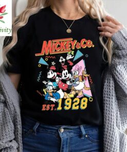 90s Disney Shirt, Mickey and Co Est 1928 Shirt, Vintage Disney Shirt, Retro Disney Shirt, Disneyworld Family, Disneyland Shirt