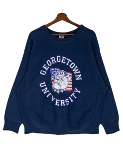 90s Georgetown University Georgetown Hoyas T-Shirt Sweatshirt Pullover Hoodie Reprinted Full Color Full Size Gift For NCAA Fans