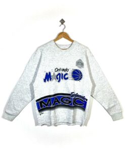 90s NBA Orlando Magic Tshirt Hoodie Crewneck Sweatshirt Reprinted Full Color Full Size Gifts for NBA Fans