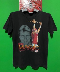 90s NFL Magic Montana Tshirt Pullover Hoodie Crewneck Sweatshirt Reprinted Full Color Full Size Gifts For NFL Fans