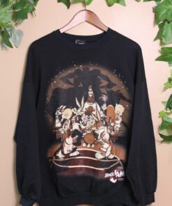 95’ Space Jam Tshirt Sweatshirt Hoodie Crewneck Sweatshirt Pullover Reprinted Full Color Full Size Gifts for NBA Fans