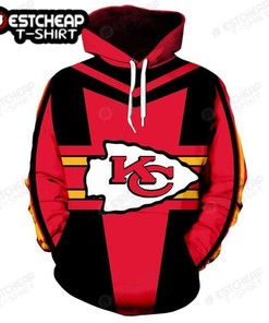 Affordable Kansas City Chiefs 3D All Over Print Zip Up Hoodie