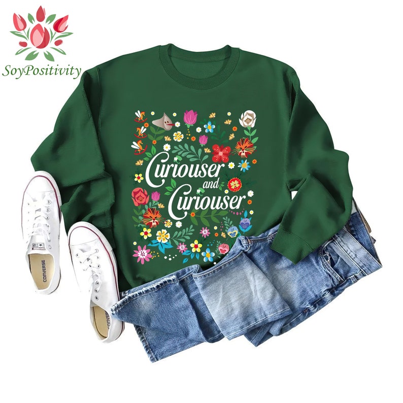 Alice in Wonderland Flower and Garden Shirt, Wildflower T-shirt, The Flower Shirt, Curiouser and Curiouser Clothes, Magic Kingdom Tee