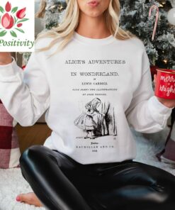 Alice in Wonderland Sweatshirt, Alice in Wonderland by Lewis Carroll Book Pullover, Alice in Wonderland Gift, Book Lover Gift Literary Gift
