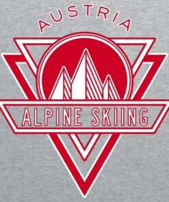 Alpine Skiing Austria - Winter Sports Shirt Sweatshirt Pullover Hoodie Reprinted Full Color Full Size