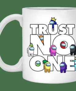 Among Us Trust No One Mug Gifts for Friends, Gifts for Valentine Day, Coulpe Gifts