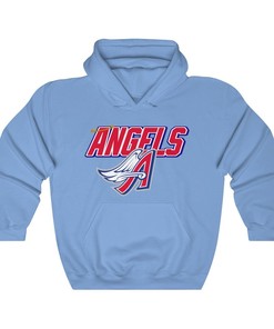 Anaheim Angels ANGEL WING 90's MLB Hoodie Sweatshirt Shirt Gifts for Fans
