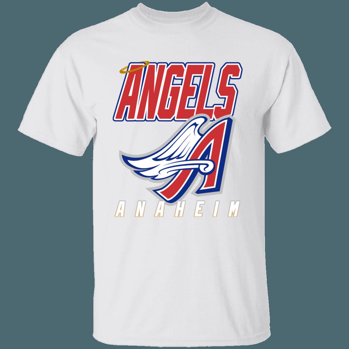Anaheim Angels ANGEL WING Retro MLB T-Shirt Sweatshirt Hoodie - Image 3