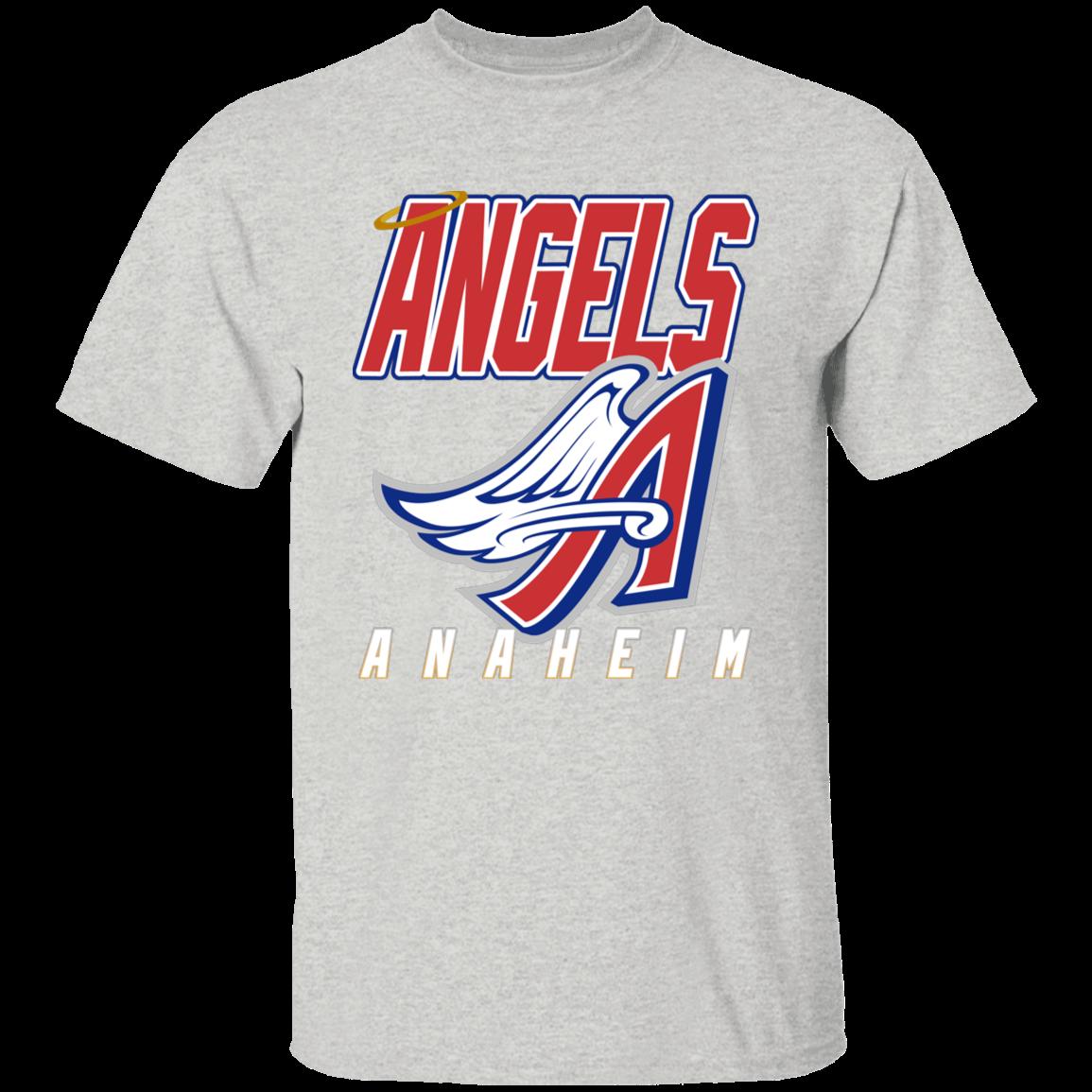 Anaheim Angels ANGEL WING Retro MLB T-Shirt Sweatshirt Hoodie - Image 4