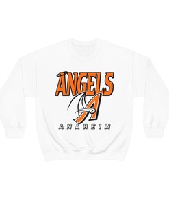 Anaheim Angels HALLOWEEN Retro MLB Crewneck Sweatshirt Hoodie Shirt Gifts for Fans