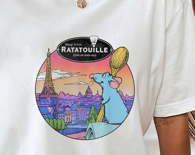 Anyone Can Cook T Shirt, Vintage Disney Shirt, Ratatouille Shirt, Disney Character Tee, Mouse Chef Shirt, Matching Disney Shirt