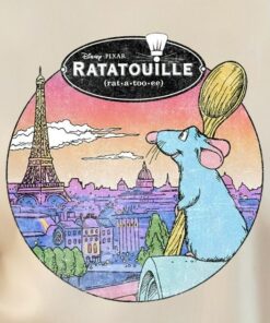 Anyone Can Cook T Shirt, Vintage Disney Shirt, Ratatouille Shirt, Disney Character Tee, Mouse Chef Shirt, Matching Disney Shirt