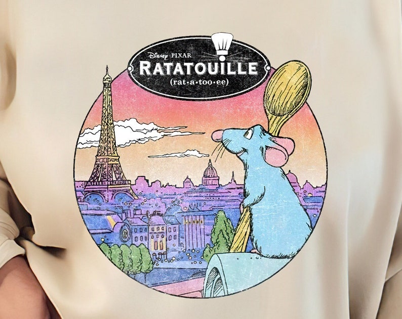 Anyone Can Cook T Shirt, Vintage Disney Shirt, Ratatouille Shirt, Disney Character Tee, Mouse Chef Shirt, Matching Disney Shirt