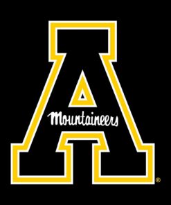 Appalachian State Mountaineers Primary Logo Youth Shirt Sweatshirt Pullover Hoodie Reprinted Full Color Full Size