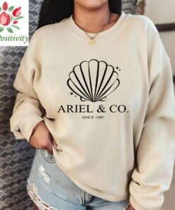 Ariel and Co. Sweatshirt, Disney Shirts for Women, The Little Mermaid Shirt, Ariel Tee, Disney Holiday Shirt