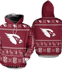 Arizona Cardinals Nfl Hoodie, Customizable 3D All Over Print Hoodie And Zip Up Hoodie