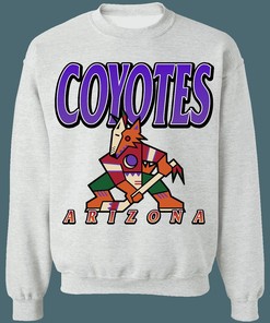 Arizona Coyotes KACHINA Vintage NHL Crewneck Sweatshirt Hoodie Shirt Gifts for Fans
