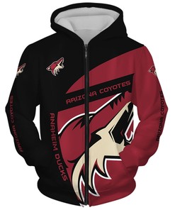 Arizona Coyotes Thunder Design 3D All Over Print Hoodie Show Your Team Spirit
