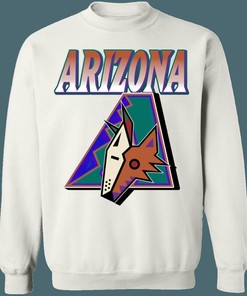 Arizona Diamondbacks Coyotes MASH-UP Vintage NHL MLB Crewneck Sweatshirt Hoodie Shirt Gifts for Fans