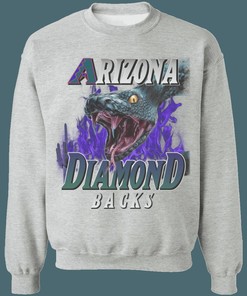 Arizona Diamondbacks DBACKS Snake Vintage MLB Crewneck Sweatshirt Hoodie Shirt Gifts for Fans