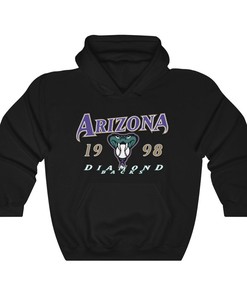 Arizona Diamondbacks Vintage 90's MLB Hoodie Sweatshirt Shirt Gifts for Fans