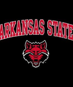 Arkansas State Red Wolves Arch Shirt Sweatshirt Pullover Hoodie Reprinted Full Color Full Size