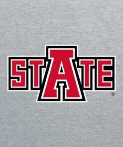 Arkansas State Red Wolves Secondary Logo Shirt Sweatshirt Pullover Hoodie Reprinted Full Color Full Size