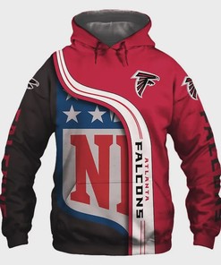 Atlanta Falcons Nfl Skull 3D All Over Print Zip Up Hoodie Option