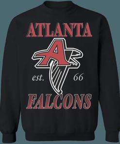 Atlanta Falcons Vintage 1960's NFL Crewneck Sweatshirt Hoodie Shirt Gifts for Fans