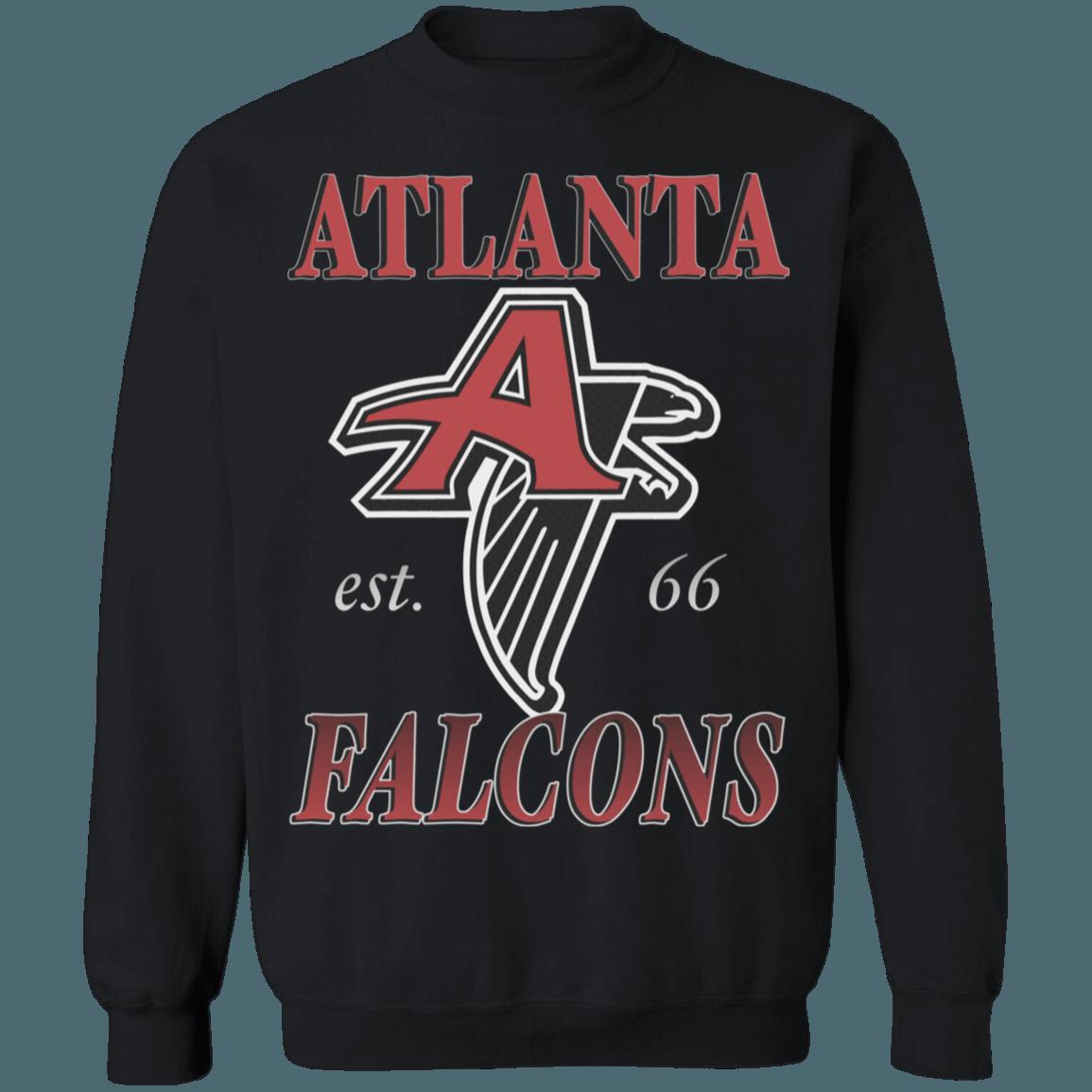 Atlanta Falcons Vintage 1960's NFL Crewneck Sweatshirt Hoodie Shirt Gifts for Fans
