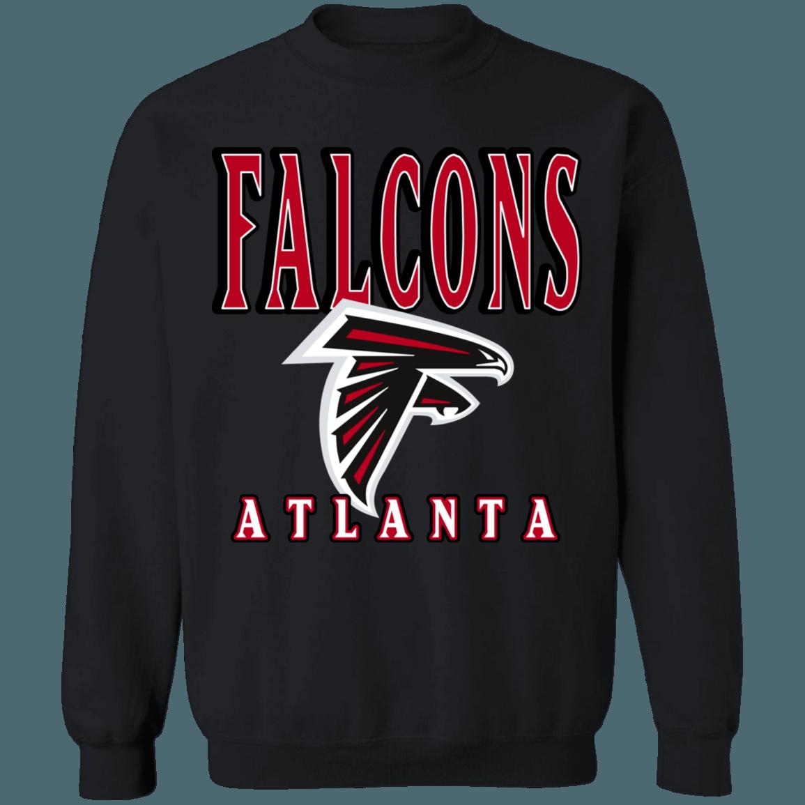 Atlanta Falcons Vintage NFL Crewneck Sweatshirt Hoodie Shirt Gifts for Fans - Image 3