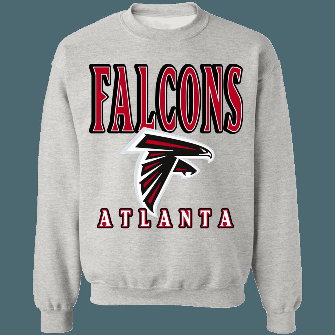 Atlanta Falcons Vintage NFL Crewneck Sweatshirt Hoodie Shirt Gifts for Fans - Image 4
