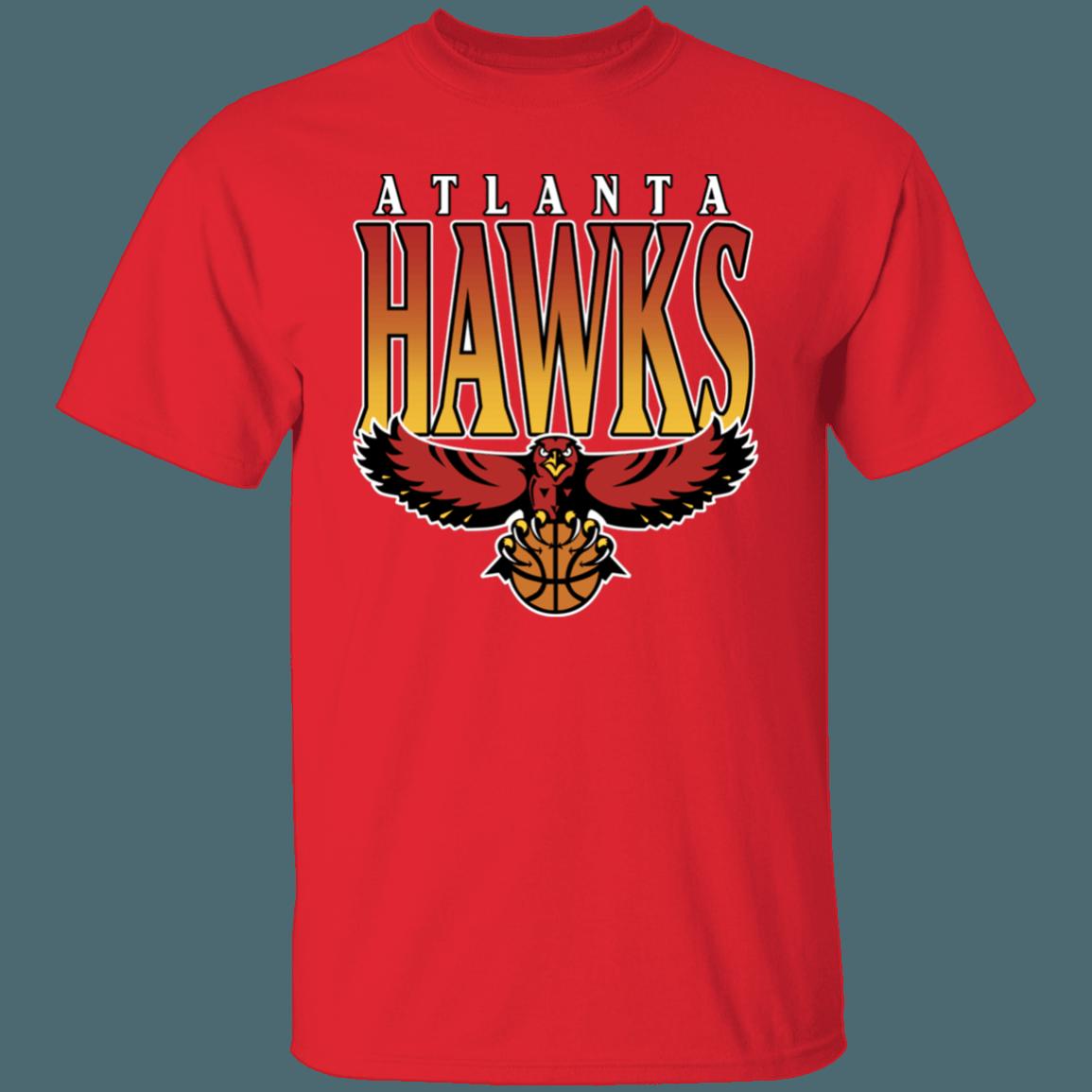 Atlanta Hawks Retro NBA T-Shirt Sweatshirt Hoodie Gifts for Fans - Image 2