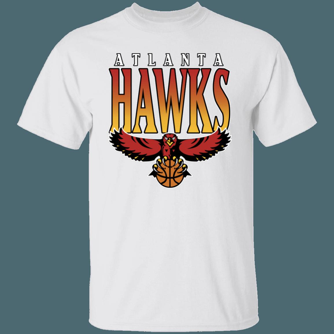 Atlanta Hawks Retro NBA T-Shirt Sweatshirt Hoodie Gifts for Fans - Image 4