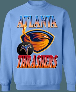 Atlanta Thrashers Vintage NHL Crewneck Sweatshirt Hoodie Shirt Gifts for Fans Sweater