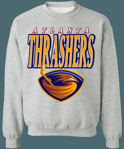 Atlanta Thrashers Vintage NHL Heavyweight Crewneck Sweatshirt Hoodie Shirt Gifts for Fans