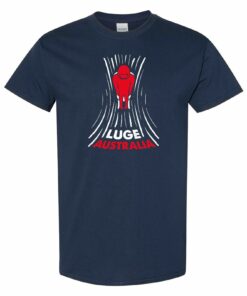 Australia Luge - Winter Games Sports Team Competition Shirt Sweatshirt Pullover Hoodie Reprinted Full Color Full Size