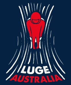Australia Luge - Winter Games Sports Team Competition Shirt Sweatshirt Pullover Hoodie Reprinted Full Color Full Size