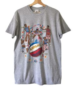 Authentic Harlem Globetrotters 90 Years World Tour Merch Tshirt Sweatshirt Hoodie Crewneck Sweatshirt Pullover Reprinted Full Color Full Size Gifts for NBA Fans