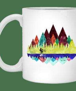 Autumn Mountain Bike Ride Mug Gifts for Friends, Gifts for Valentine Day, Coulpe Gifts
