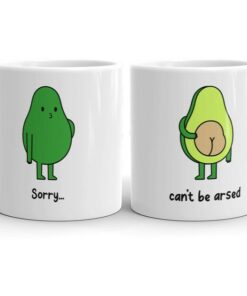 Avocado Mug, Funny Vegan Gift, Personalised Avocado Coffee Cup, Custom Vegan Mom Gift, Guacamole Coffee Lover Gift