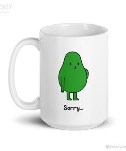 Avocado Mug, Funny Vegan Gift, Personalised Avocado Coffee Cup, Custom Vegan Mom Gift, Guacamole Coffee Lover Gift