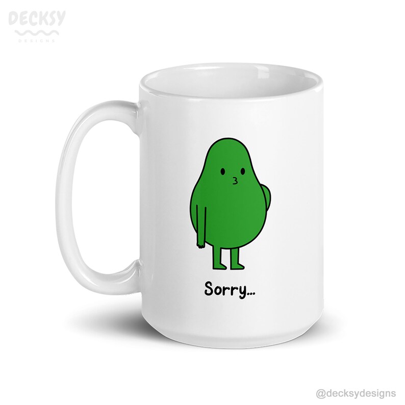 Avocado Mug, Funny Vegan Gift, Personalised Avocado Coffee Cup, Custom Vegan Mom Gift, Guacamole Coffee Lover Gift