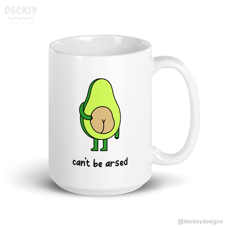 Avocado Mug, Funny Vegan Gift, Personalised Avocado Coffee Cup, Custom Vegan Mom Gift, Guacamole Coffee Lover Gift