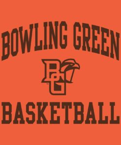 BGSU Arch Logo Basketball Shirt Sweatshirt Pullover Hoodie Reprinted Full Color Full Size