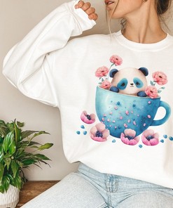 Baby Panda Love Unisex Sweatshirt - Animal Lover Forest Shirt Gift